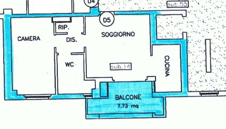 Appartamento in vendita a Perugia, Filosofi, Arredato, 61 mq - Foto 9