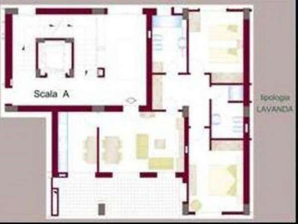 Appartamento in vendita a Gricignano di Aversa, Us Navy, 108 mq - Foto 14