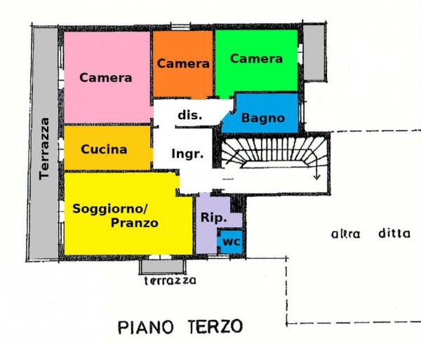 Appartamento in vendita a Padova, Con giardino, 130 mq - Foto 2