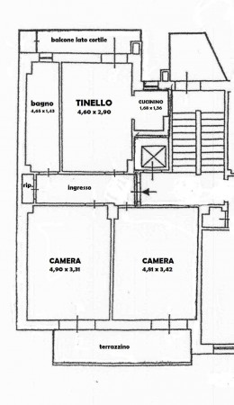 Appartamento in vendita a Torino, Piazza Pitagora - Santa Rita - Mirafiori Nord, 76 mq - Foto 2