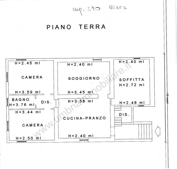 Rustico/Casale in vendita a Todi, Pantalla, Con giardino, 310 mq - Foto 2