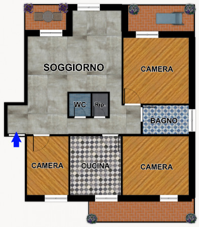 Appartamento in vendita a Cogorno, Centrale, 112 mq - Foto 1