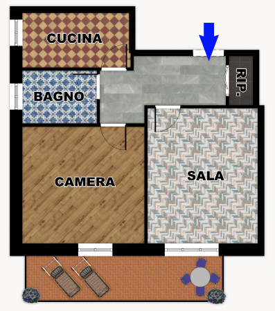 Appartamento in vendita a Lavagna, Centrale, 60 mq