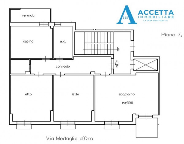 Appartamento in vendita a Taranto, Rione Italia, Montegranaro, 98 mq - Foto 2