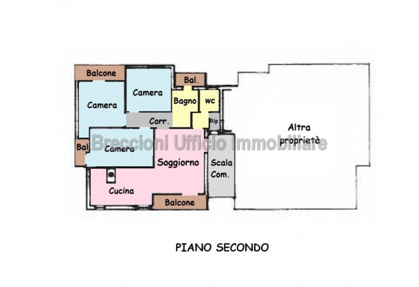 Appartamento in vendita a Trevi, Borgo Trevi, 110 mq - Foto 17