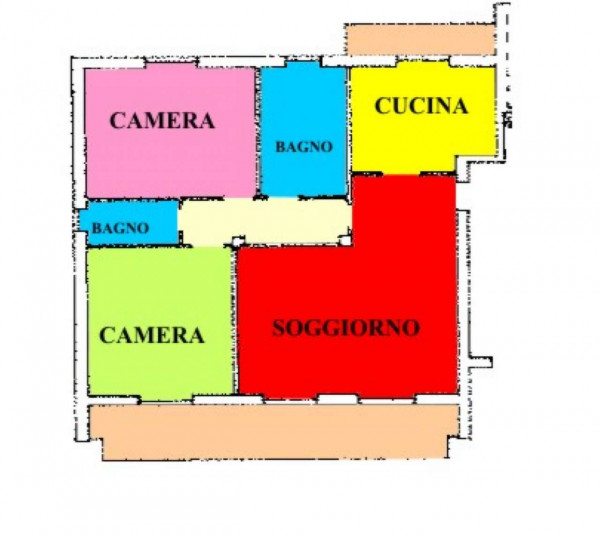 Appartamento in vendita a Pandino, Residenziale, Con giardino, 109 mq - Foto 2